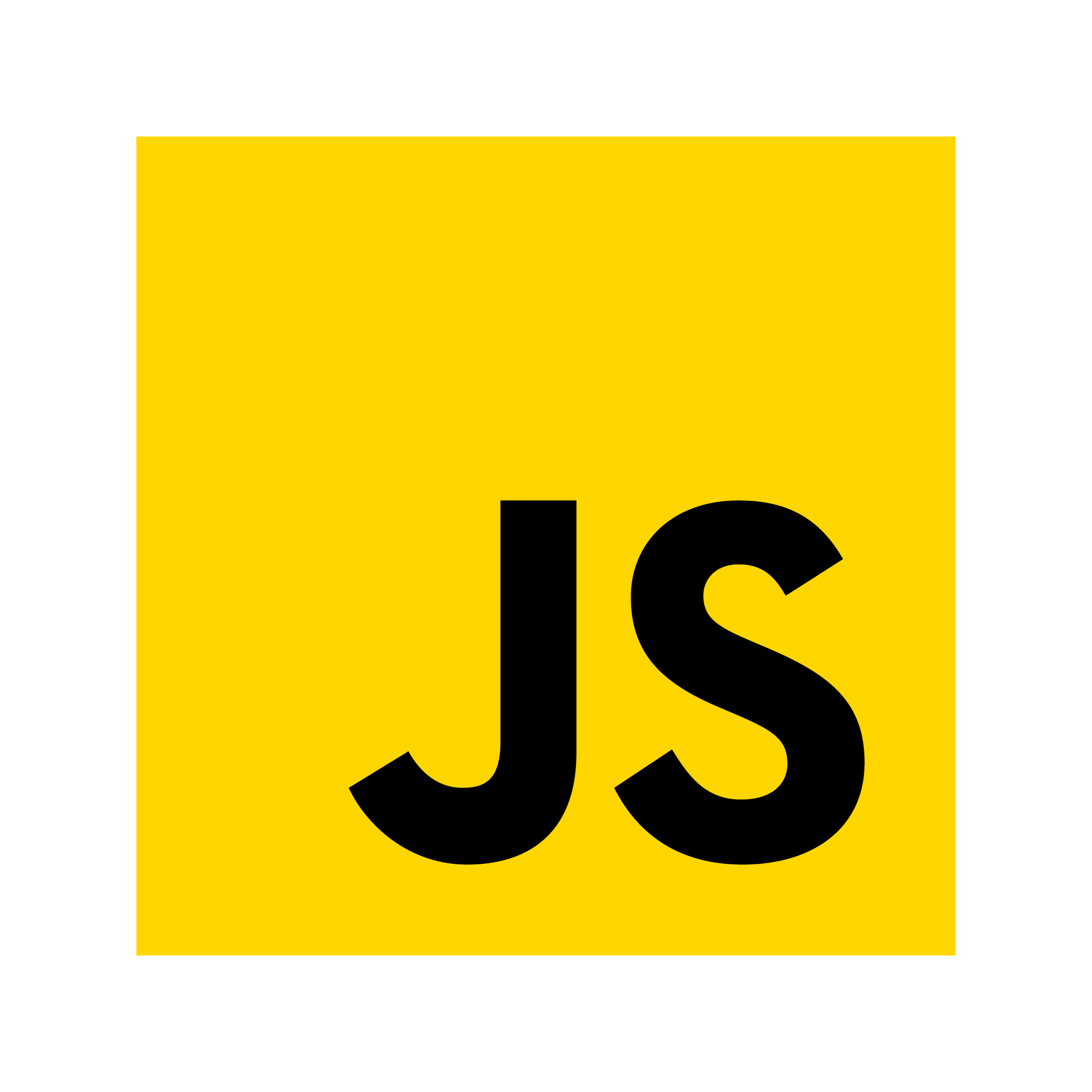 JavaScript icon in original colors