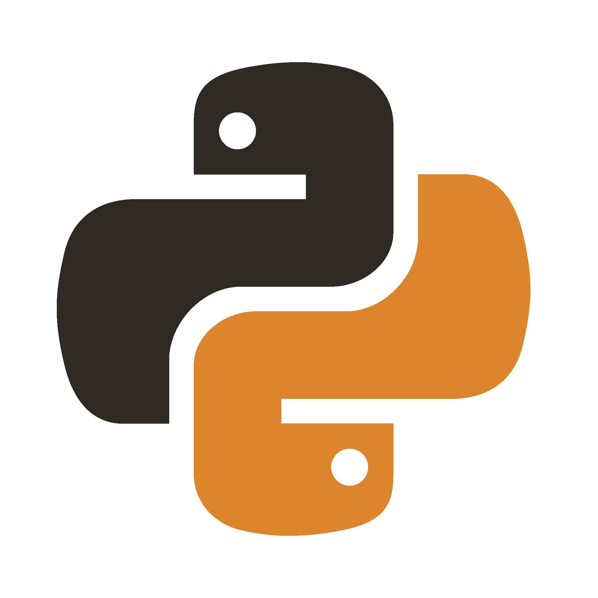 Python icon in website color scheme