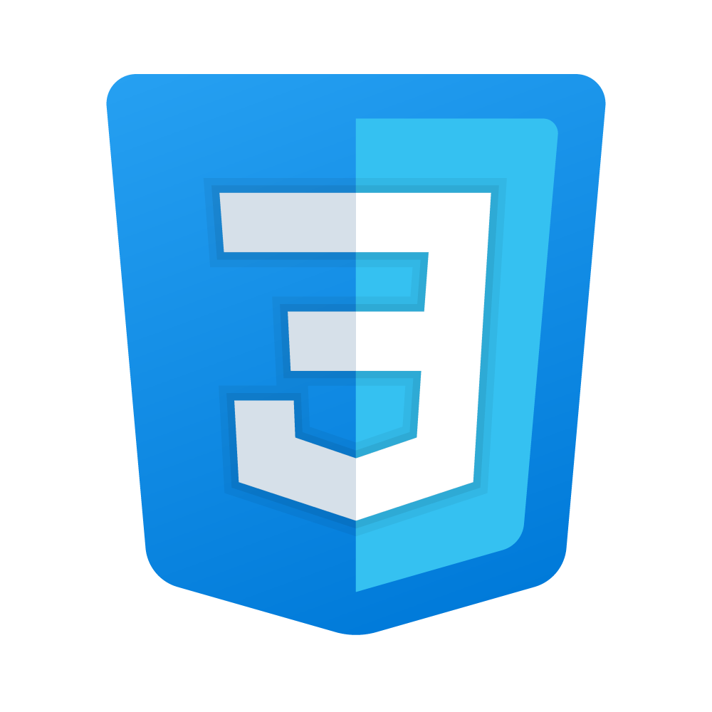 CSS3 icon in original colors